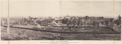 Rangoon: View of the Cantonment, November 1855.