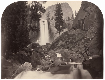 Piwyac, Vernal Fall, 300 feet, Yosemite, 1861.