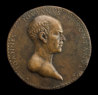 Giovanni Gioviano Pontano, 1426-1503, Poet [obverse], 1488 or after.