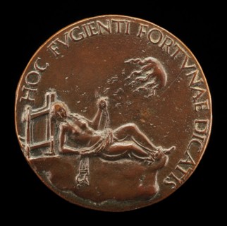 Female Figure Holding a Bridle [reverse], probably after 1502.