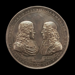 Assassination of the Brothers Cornelius and Johann de Witt at The Hague [obverse], 1672.