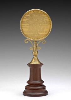 Inscription [reverse], 1860.