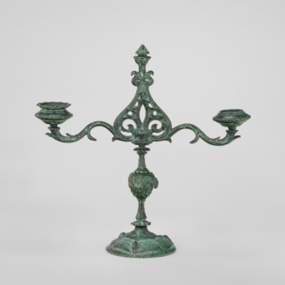 Two Light Candlestick, model n.d., cast c. 1850/1874.