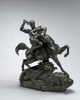 Theseus Fighting the Centaur Bienor, model 1849, cast 1873.