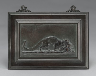 Genet Carrying off a Bird, model 1831, cast by 1874.