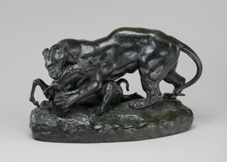 Tiger Attacking an Antelope, model n.d., cast c. 1862/1873.