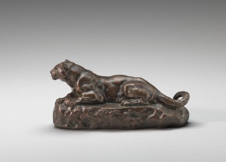 Reclining Tunisian Panther, model 1840.
