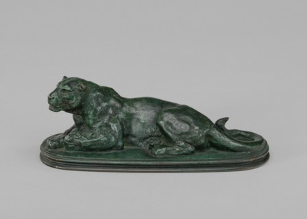 Reclining Panther, model n.d., cast c. 1838/1874.