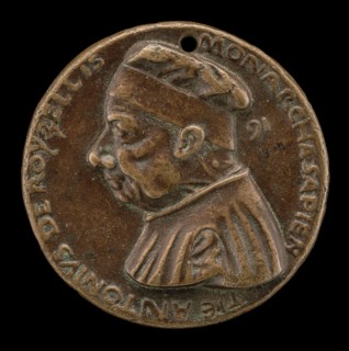 Antonio Roselli of Arezzo, 1380-1466, Jurist [obverse], probably 1460/1466.