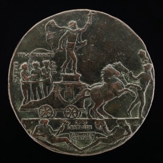 Triumphal Car with Greece, Trebizond, and Asia [reverse], c. 1480.