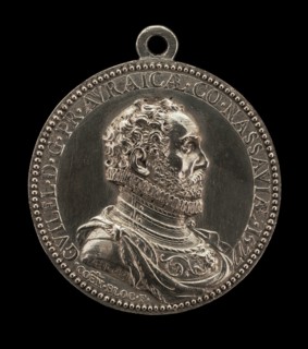 Willem I, 1533-1584, Prince of Orange and Nassau [obverse], 1577.