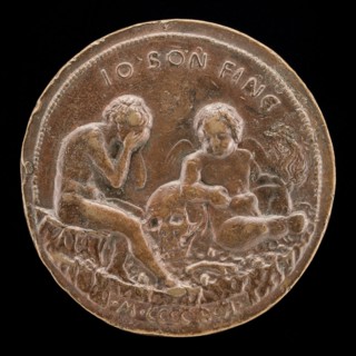 Boldù with the Genius of Death [reverse], 1466.