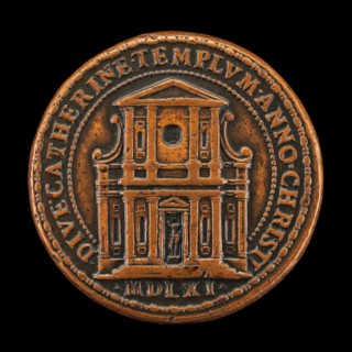 Facade of Santa Caterina dei Funari, Rome [reverse], 1561.