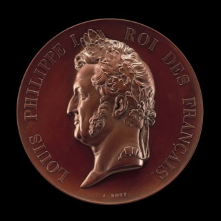 Louis Philippe, 1773-1850, King of the French 1830-1848 [obverse], 1842.