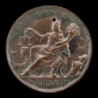 Venetia Holding Scales and Cornucopiae [reverse], probably 1538.