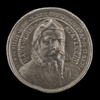 Hans Schel, 1518-1592, Patrician of Nuremberg [obverse], 1592.