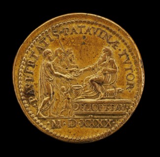 Cornaro Distributing Alms [reverse], 1540.