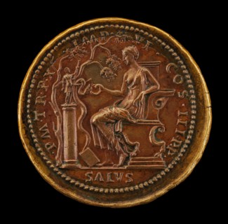 Salus Feeding a Serpent [reverse].