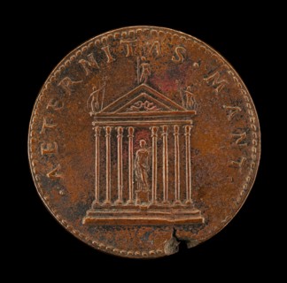 Temple with Goddess [reverse], 1520 or after.