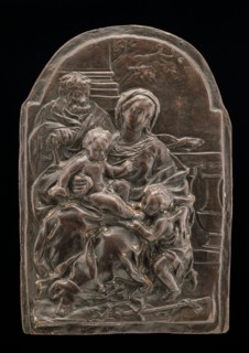 The Holy Family with the Infant Saint John, probably second half 16th century.