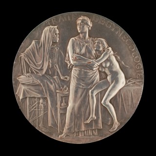 Allegory of the Fight Against Death [reverse], 1906.