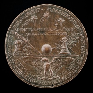 Eagle with Spread Wings Supporting Devices [reverse], 1468.
