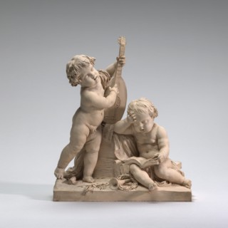 Model for "Poetry and Music", 1774.