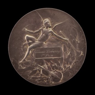 1e Prix: Claude Debussy [reverse], c. 1893.