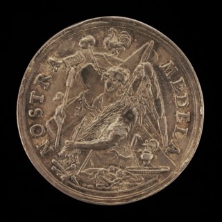 Angel with the Instruments of the Passion [reverse], 1631.