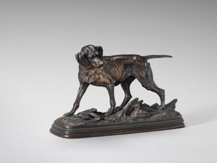 Pointer Standing over a Pheasant, 19th-early 20th century.