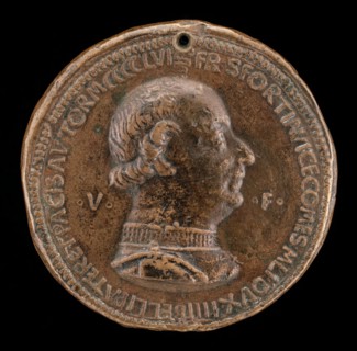Francesco I Sforza, 1401-1466, 4th Duke of Milan 1450 [obverse], 1459.