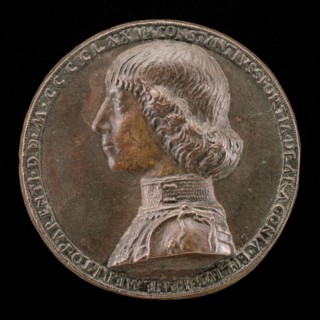 Costanzo Sforza, 1447-1483, Lord of Pesaro 1473 [obverse], 1475.