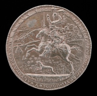 Costanzo Riding in the Country [reverse], 1475.
