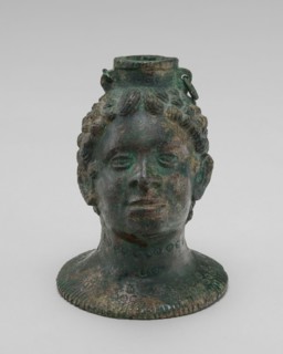 Container in the Form of an African's Head, 4th/2nd century B.C..