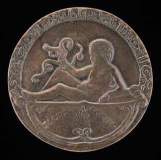 Alfonso as Infant Hercules [reverse], 1477.