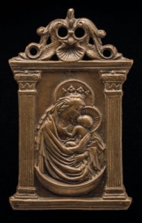The Virgin and Child on a Crescent Moon, 15th century.
