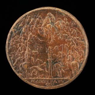 Battle between the Hungarians and the Turks [reverse], late 15th century.