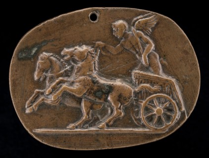 Cupid Driving a Chariot, 15th century.