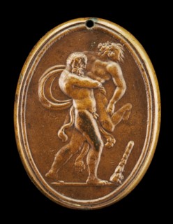 Hercules and Antaeus, mid 16th century.