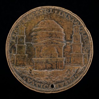 View of Saint Peter's [reverse], c. 1506.