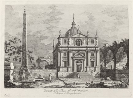 Prospetto della Chiesa del SS. Salvatore, 1742.