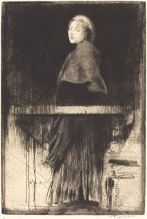 Woman in a Cape (La femme à la pèlerine), 1889.