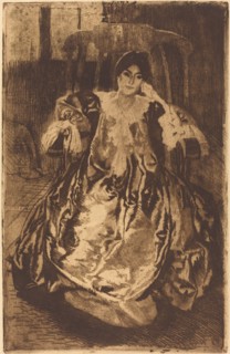 The Silk Gown (La Robe de Soie), 1887.