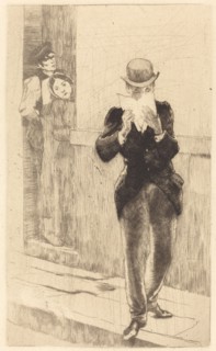 The Letter to Madame Henry (La lettre à Madame Henry), 1885.