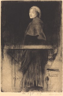 Woman with a Cape (La Femme à la Pelerine), 1889.