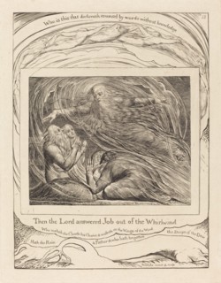 The Lord Answering Job out of the Whirlwind, 1825.