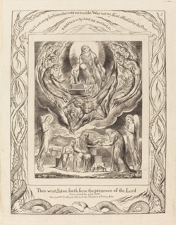 Satan Going Forth from the Presence of the Lord, 1825.