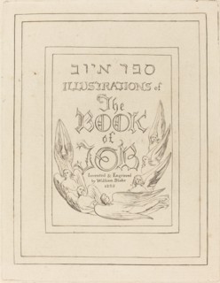 Title-Page of the Engraved Illustrations to the Book of Job, 1825.
