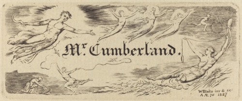 George Cumberland's Card, 1827.