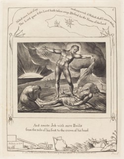 Satan Smiting Job with Boils, 1825.
